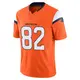 Limited Orange Men's Adam Trautman Denver Broncos Vapor F.U.S.E. 2nd Jersey