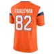 Limited Orange Men's Adam Trautman Denver Broncos Vapor F.U.S.E. 2nd Jersey