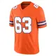 Limited Orange Men's Alex Palczewski Denver Broncos Alternate Vapor F.U.S.E. Mile High Collection 1977 Throwback Jersey