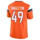 Limited Orange Men's Alex Singleton Denver Broncos Vapor F.U.S.E. 2nd Jersey