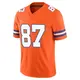 Limited Orange Men's A.T. Perry Denver Broncos Alternate Vapor F.U.S.E. Mile High Collection 1977 Throwback Jersey