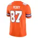 Limited Orange Men's A.T. Perry Denver Broncos Alternate Vapor F.U.S.E. Mile High Collection 1977 Throwback Jersey