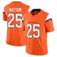 Limited Orange Men's Blake Watson Denver Broncos Vapor F.U.S.E. 2nd Jersey