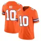 Limited Orange Men's Bo Nix Denver Broncos Alternate Vapor F.U.S.E. Mile High Collection 1977 Throwback Jersey