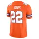 Limited Orange Men's Brandon Jones Denver Broncos Alternate Vapor F.U.S.E. Mile High Collection 1977 Throwback Jersey