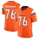 Limited Orange Men's Calvin Throckmorton Denver Broncos Vapor F.U.S.E. 2nd Jersey