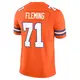 Limited Orange Men's Cam Fleming Denver Broncos Alternate Vapor F.U.S.E. Mile High Collection 1977 Throwback Jersey