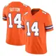 Limited Orange Men's Courtland Sutton Denver Broncos Alternate Vapor F.U.S.E. Mile High Collection 1977 Throwback Jersey