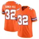 Limited Orange Men's Delarrin Turner-Yell Denver Broncos Alternate Vapor F.U.S.E. Mile High Collection 1977 Throwback Jersey