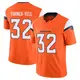 Limited Orange Men's Delarrin Turner-Yell Denver Broncos Vapor F.U.S.E. 2nd Jersey