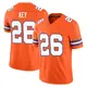 Limited Orange Men's Devon Key Denver Broncos Alternate Vapor F.U.S.E. Mile High Collection 1977 Throwback Jersey