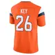 Limited Orange Men's Devon Key Denver Broncos Vapor F.U.S.E. 2nd Jersey