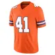 Limited Orange Men's Drew Sanders Denver Broncos Alternate Vapor F.U.S.E. Mile High Collection 1977 Throwback Jersey