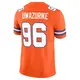 Limited Orange Men's Eyioma Uwazurike Denver Broncos Alternate Vapor F.U.S.E. Mile High Collection 1977 Throwback Jersey