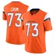 Limited Orange Men's Frank Crum Denver Broncos Vapor F.U.S.E. 2nd Jersey