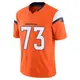 Limited Orange Men's Frank Crum Denver Broncos Vapor F.U.S.E. 2nd Jersey