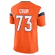 Limited Orange Men's Frank Crum Denver Broncos Vapor F.U.S.E. 2nd Jersey