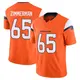 Limited Orange Men's Gary Zimmerman Denver Broncos Vapor F.U.S.E. 2nd Jersey