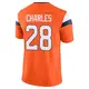 Limited Orange Men's Jamaal Charles Denver Broncos Vapor F.U.S.E. 2nd Jersey