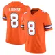 Limited Orange Men's Jarrett Stidham Denver Broncos Alternate Vapor F.U.S.E. Mile High Collection 1977 Throwback Jersey