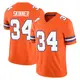 Limited Orange Men's JL Skinner Denver Broncos Alternate Vapor F.U.S.E. Mile High Collection 1977 Throwback Jersey