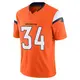 Limited Orange Men's JL Skinner Denver Broncos Vapor F.U.S.E. 2nd Jersey