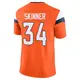 Limited Orange Men's JL Skinner Denver Broncos Vapor F.U.S.E. 2nd Jersey