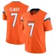 Limited Orange Men's John Elway Denver Broncos Vapor F.U.S.E. 2nd Jersey