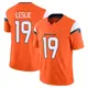 Limited Orange Men's Jordan Leslie Denver Broncos Vapor F.U.S.E. 2nd Jersey