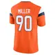 Limited Orange Men's Jordan Miller Denver Broncos Vapor F.U.S.E. 2nd Jersey