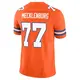 Limited Orange Men's Karl Mecklenburg Denver Broncos Alternate Vapor F.U.S.E. Mile High Collection 1977 Throwback Jersey