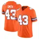 Limited Orange Men's Keidron Smith Denver Broncos Alternate Vapor F.U.S.E. Mile High Collection 1977 Throwback Jersey