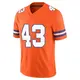 Limited Orange Men's Keidron Smith Denver Broncos Alternate Vapor F.U.S.E. Mile High Collection 1977 Throwback Jersey