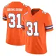 Limited Orange Men's Kris Abrams-Draine Denver Broncos Alternate Vapor F.U.S.E. Mile High Collection 1977 Throwback Jersey