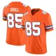 Limited Orange Men's Lucas Krull Denver Broncos Alternate Vapor F.U.S.E. Mile High Collection 1977 Throwback Jersey