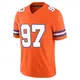 Limited Orange Men's Malcolm Roach Denver Broncos Alternate Vapor F.U.S.E. Mile High Collection 1977 Throwback Jersey