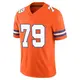 Limited Orange Men's Matt Peart Denver Broncos Alternate Vapor F.U.S.E. Mile High Collection 1977 Throwback Jersey