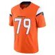 Limited Orange Men's Matt Peart Denver Broncos Vapor F.U.S.E. 2nd Jersey