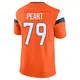 Limited Orange Men's Matt Peart Denver Broncos Vapor F.U.S.E. 2nd Jersey