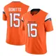 Limited Orange Men's Nik Bonitto Denver Broncos Vapor F.U.S.E. 2nd Jersey