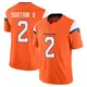 Limited Orange Men's Pat Surtain II Denver Broncos Vapor F.U.S.E. 2nd Jersey