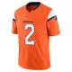 Limited Orange Men's Pat Surtain II Denver Broncos Vapor F.U.S.E. 2nd Jersey