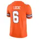 Limited Orange Men's P.J. Locke Denver Broncos Alternate Vapor F.U.S.E. Mile High Collection 1977 Throwback Jersey