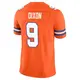 Limited Orange Men's Riley Dixon Denver Broncos Alternate Vapor F.U.S.E. Mile High Collection 1977 Throwback Jersey