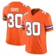 Limited Orange Men's Terrell Davis Denver Broncos Alternate Vapor F.U.S.E. Mile High Collection 1977 Throwback Jersey