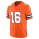 Limited Orange Men's Troy Franklin Denver Broncos Alternate Vapor F.U.S.E. Mile High Collection 1977 Throwback Jersey