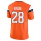 Limited Orange Men's Tyler Badie Denver Broncos Vapor F.U.S.E. 2nd Jersey