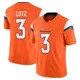 Limited Orange Men's Wil Lutz Denver Broncos Vapor F.U.S.E. 2nd Jersey