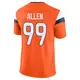 Limited Orange Men's Zach Allen Denver Broncos Vapor F.U.S.E. 2nd Jersey