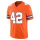 Limited Orange Men's Zach Cunningham Denver Broncos Alternate Vapor F.U.S.E. Mile High Collection 1977 Throwback Jersey